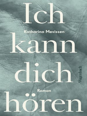 cover image of Ich kann dich hören